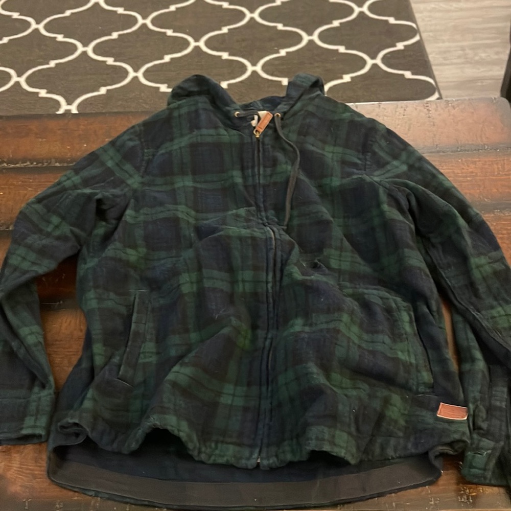 Mens LL bean hoodie size medium no holes in pockets